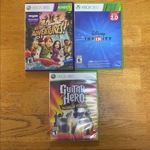 Xbox 360 Game Lot Of 3 Videogames
